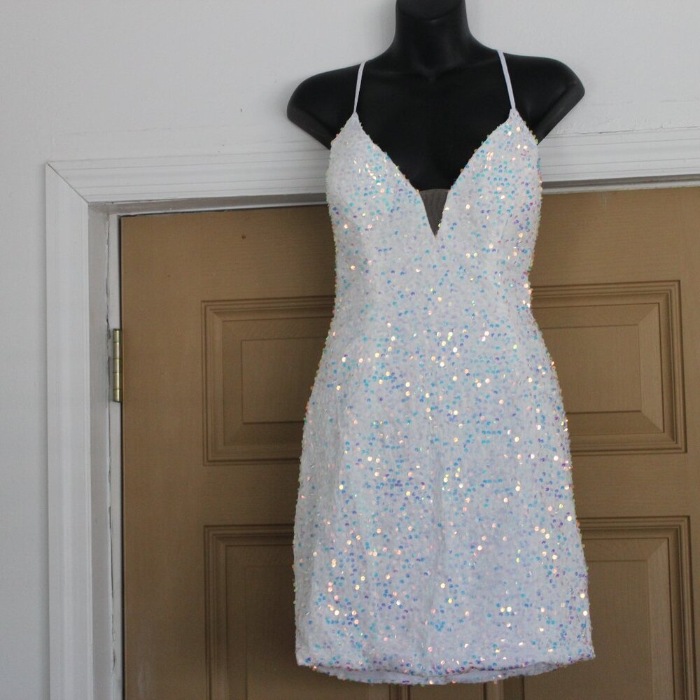 Vnaix evening cocktail wedding short dress USA 8 (medium)